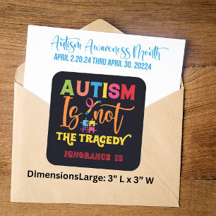 L'autisme n'est pas une tragédie - Stickers Sensib