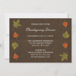 L'automne laisse échapper les invitations du Thank