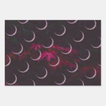 L'automne laisse trois lunes de papier d'emballage