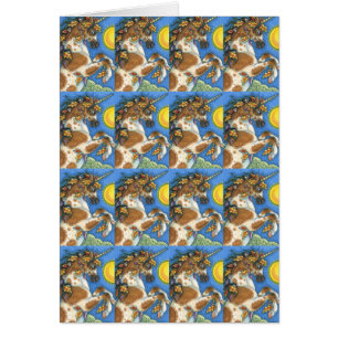 L'AUTOMNE PARTE SUR UN STALLION UNICORN, CARTE À C