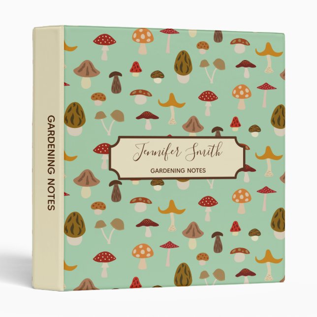 L'automne répand classeur (Devant/Côté)