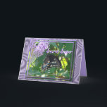 Lav-Bfly Secret Sister- customize Card<br><div class="desc">This lovely card was designed to be a secret sister card, but as with most of my cards, you may choose to change the words on the front and inside making it for another occasion. Use my searchbox midway down my right sidebar to search for more of your interests--type in...</div>