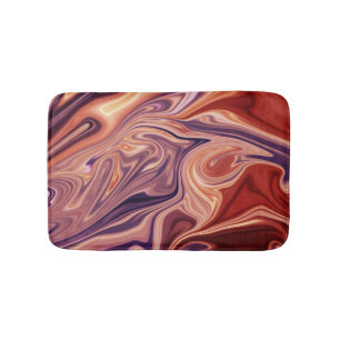 Lava abstract art bath mat