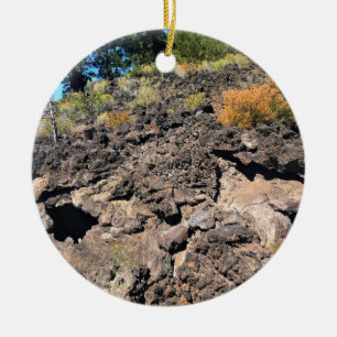 Lava Cast Forest, OR Ceramic Ornament