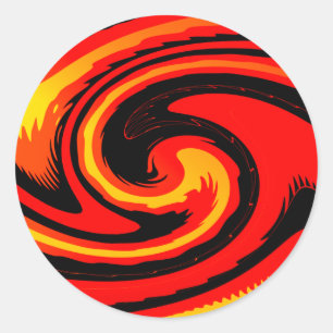 Lava   classic round sticker