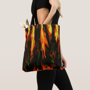 Lava Flames..... Tote Bag