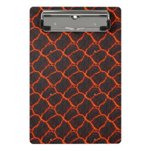Lava Flow Seamless Pattern Mini Clipboard
