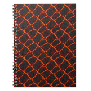 Lava Flow Seamless Pattern Notebook