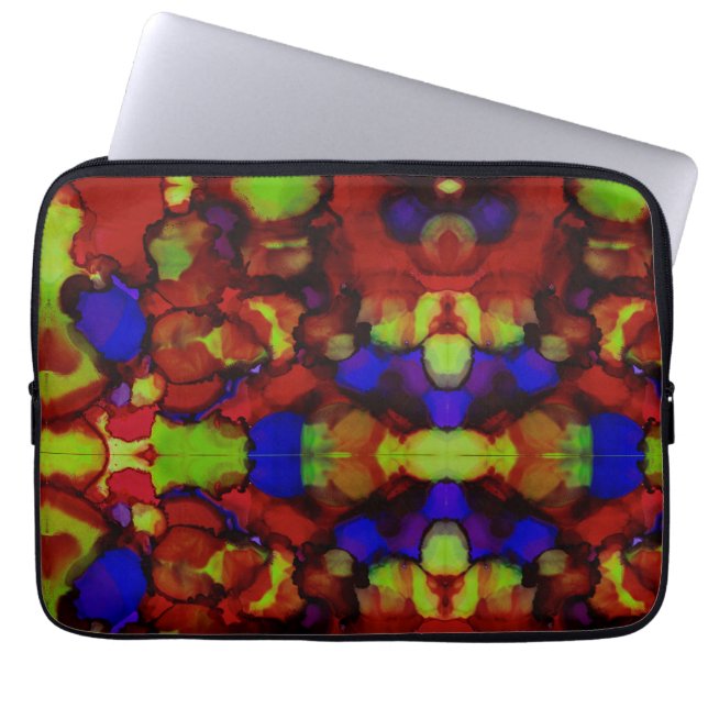 Lava Garden Laptop Sleeve (Front)
