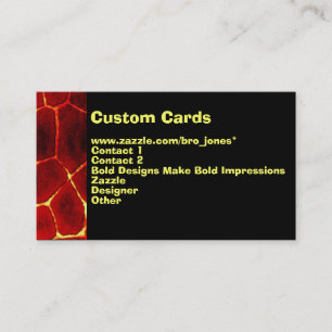 Lava Glow Business Card