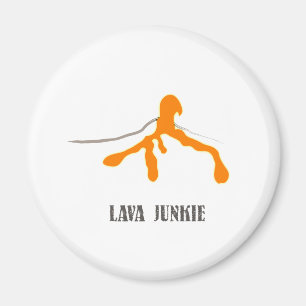 Lava Junkie (General) Magnet