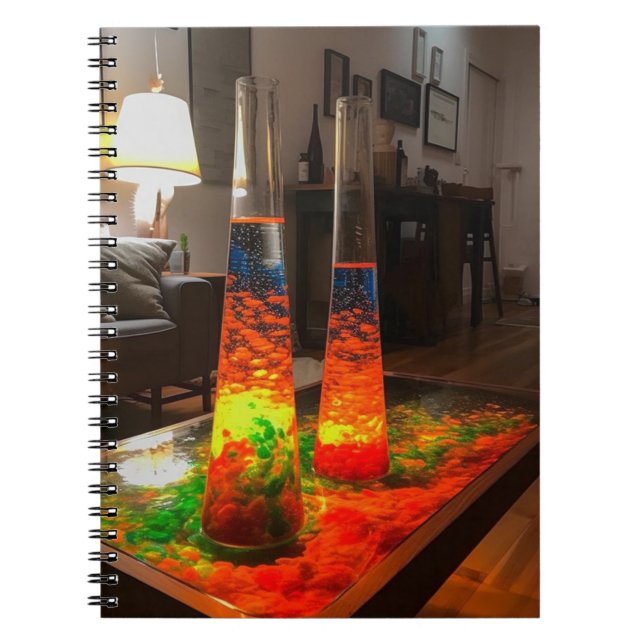 Lava Lamp Art Notebook (Front)