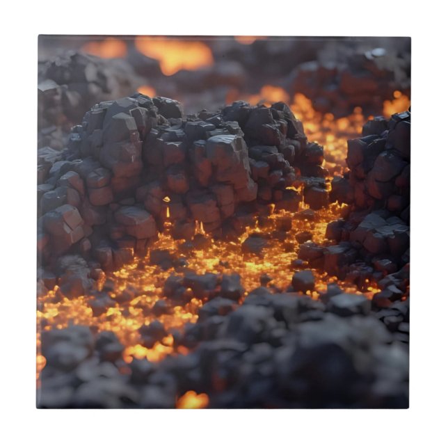 Lava Lands Tile (Front)