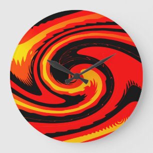 Lava large clock
