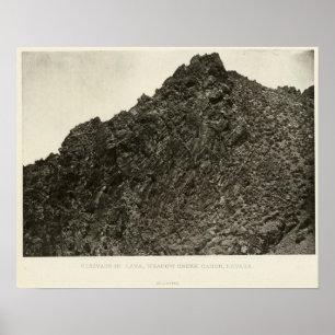 Lava, Meadow Creek Canyon, Nevada Poster
