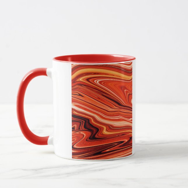 lava paint swirls mug (Left)