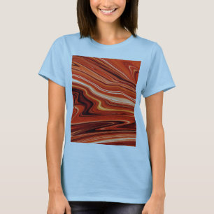 lava paint swirls T-Shirt