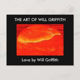 LAVA PAINTING POSTCARD