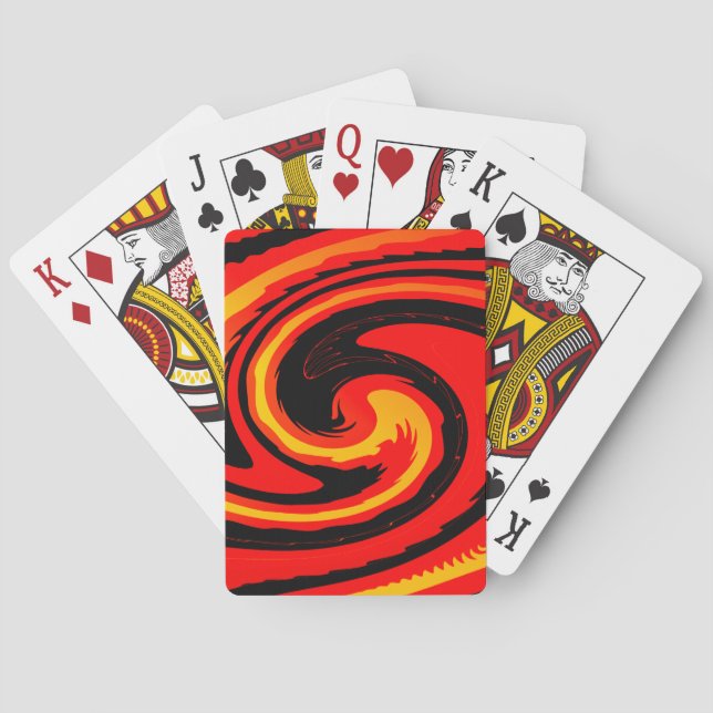 Lava   playing cards (Back)
