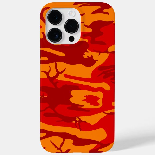 Lava Red Camo Case-Mate iPhone Case (Back)