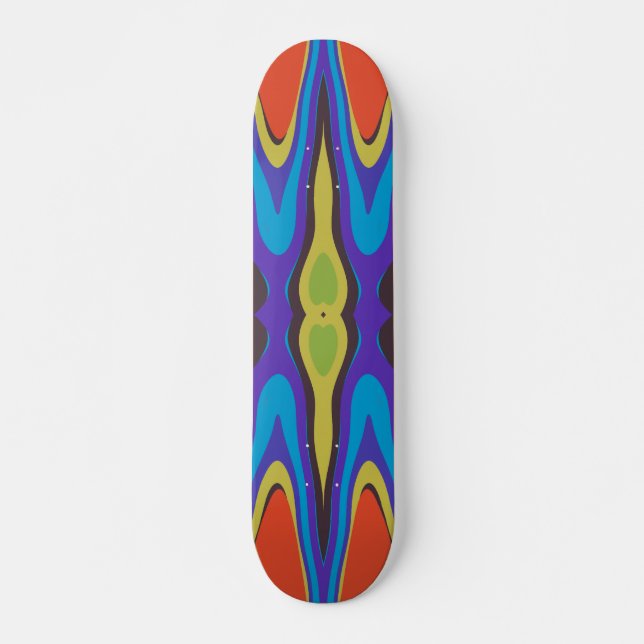 Lava Ripple Spectrum Skateboard (Front)