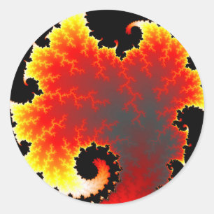 Lava Sea - Fractal Sticker