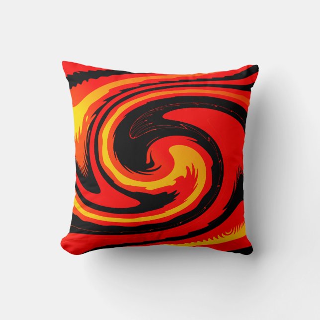 Lava   throw pillow (Front)