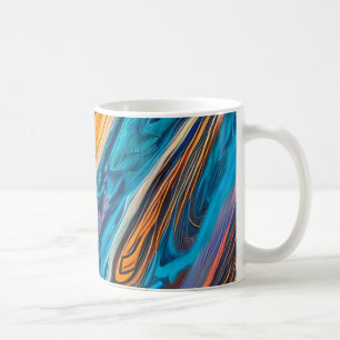 Lava Tide Abstract Coffee Mug