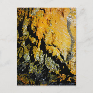 Lava tube cave postcard