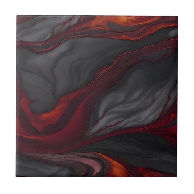 Lava Veins Marble Tile (Front)