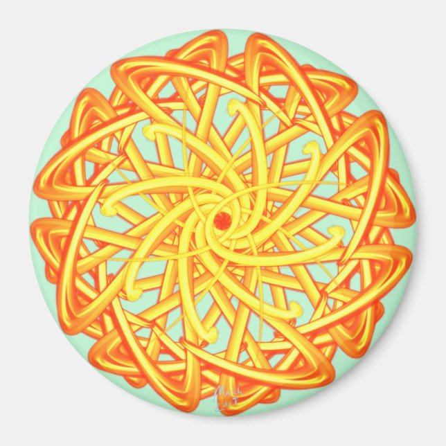 Lava Vortex by Power Flower Magnet (Front)