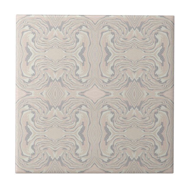 Lava Waves Neutrals Tile (Front)