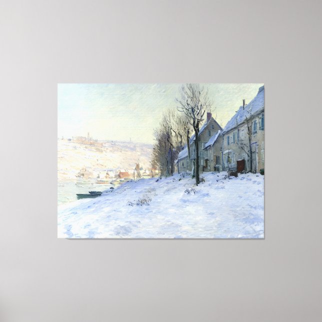 Lavacourt Sun and Snow Canvas Print (Front)