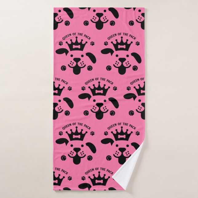 Lavage à thème de chien (Serviette de bain)