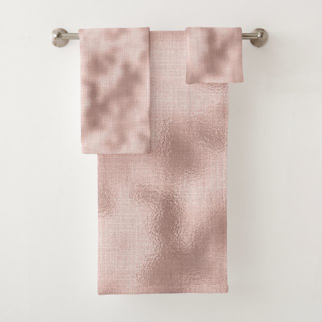 Lavage de mariage rose gold rose caresse (En situation)