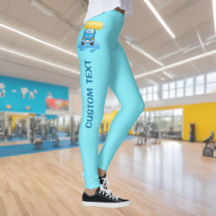 Lavage de voiture cartoon leggings