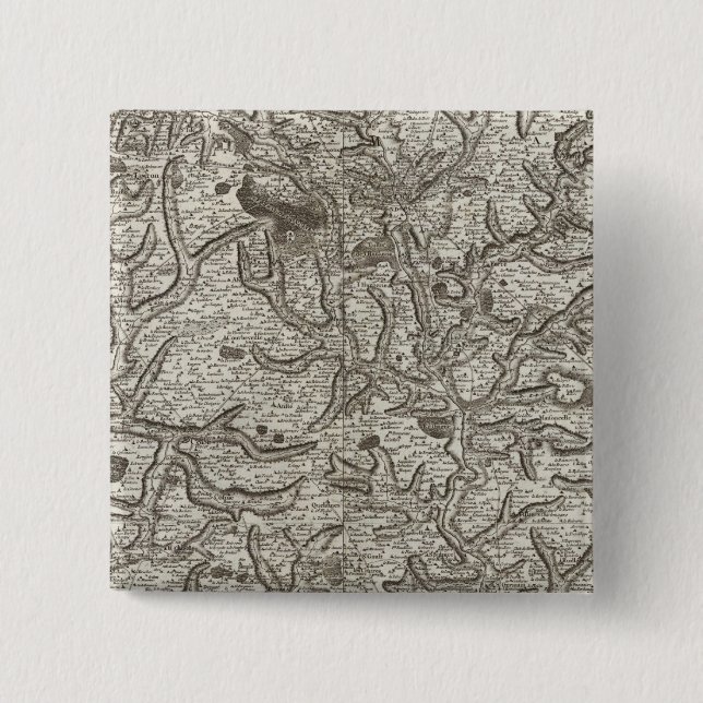 Laval 2 Inch Square Button (Front)