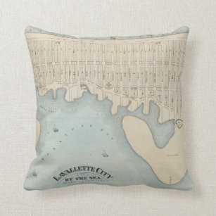 Lavallette City by the Sea, Squan Beach, NJ Throw Pillow