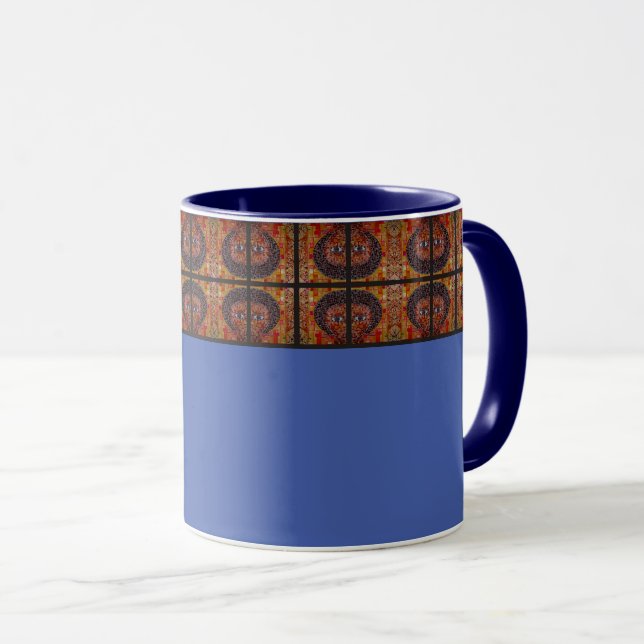 Lavande bleu Accent éthiopien Mug (Devant droit)
