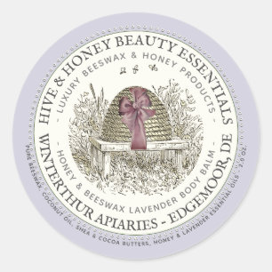 Lavande de Étiquette de bain de haut de gamme avec
