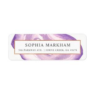 Lavande   de l'agate   d'aquarelle