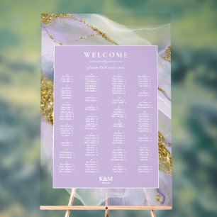 Lavande d'encre Lux Abstraite Siège ID990