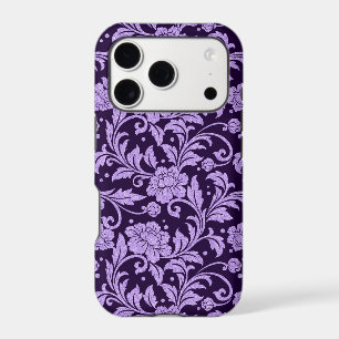 Lavande et violet damassé floral vintage