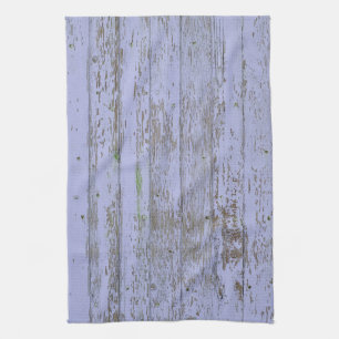 Lavande Faux Bois Texture Serviette de cuisine