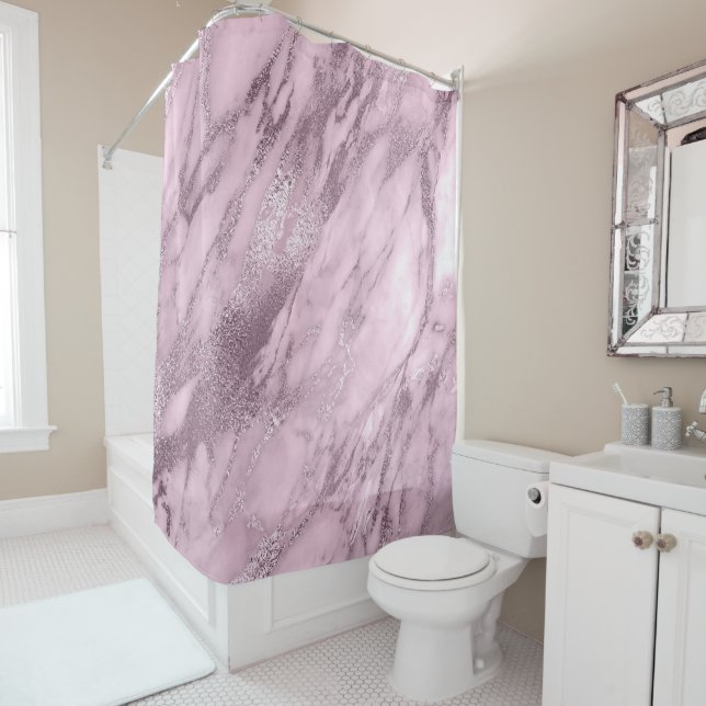 Lavande Lilac Mauve Marble Stone Abstract (In Situ)