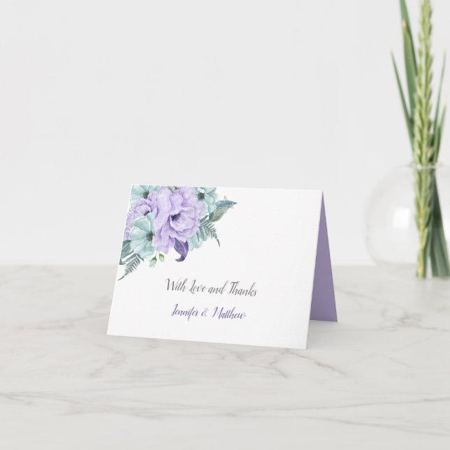 Lavande Purple et Peonies de menthe Merci (Devant)