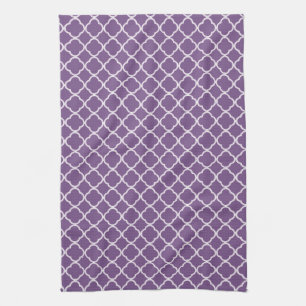 Lavande Quarterfoil Monogram Cuisine Serviette