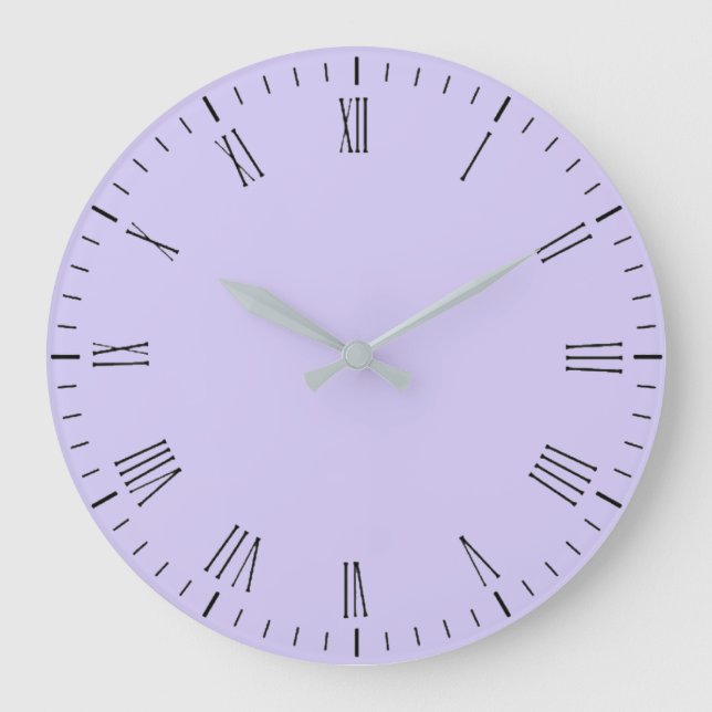 Lavande Twist, Grande horloge murale (Recto)
