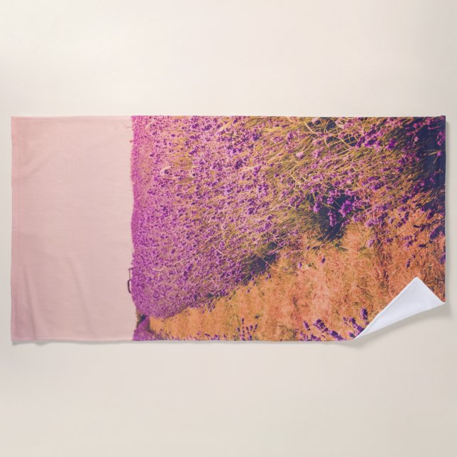 Lavander Beach Towel (Front)