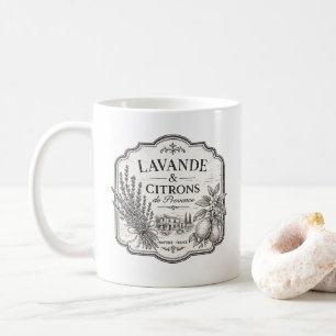 lavdande et citron mug